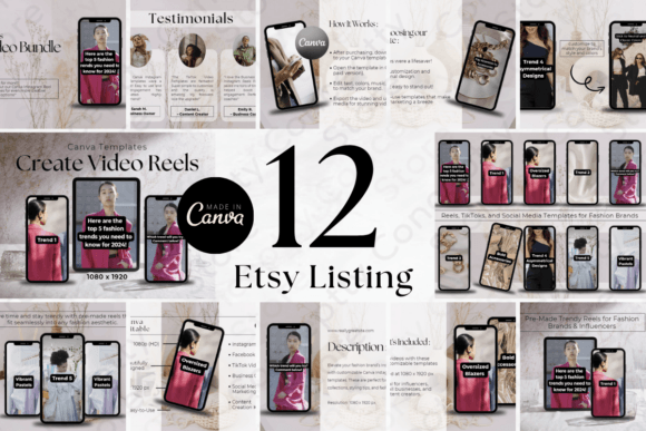 12-Page Etsy Listing Canva Template V.3: An Objective Review