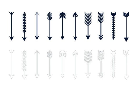 Aztec Arrows Illustration Collection