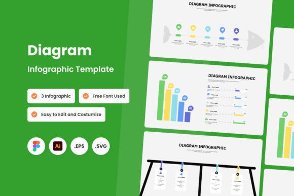Diagram Infographic Template V2: A Structured Approach to Visual Storytelling