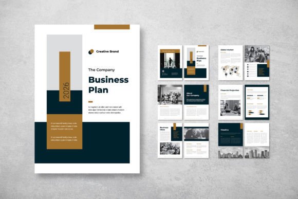 Elevate Your Professional Presentation with Brown Blue Company Profile