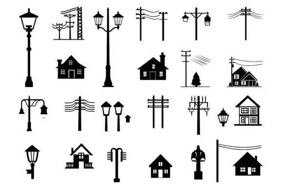 Street Lamp Illustrations: Crafting Atmosphere with Vector Art
