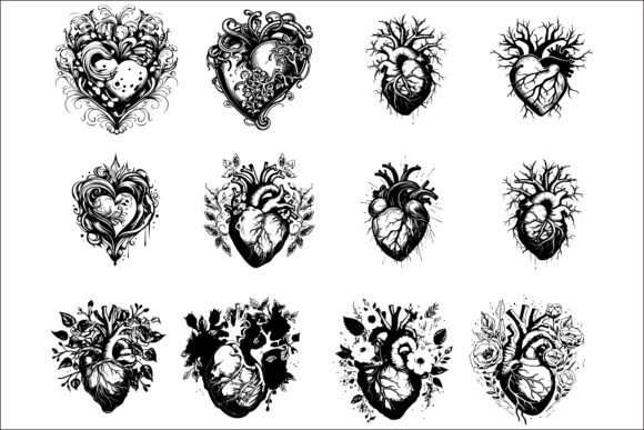 The Convergence of Science and Style: Anatomical Heart Vector Art in the Modern Marketplace