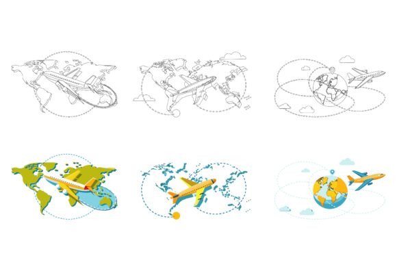 Unlocking Creative Projects with Illustrations of Aeroplanes in Cartoon S