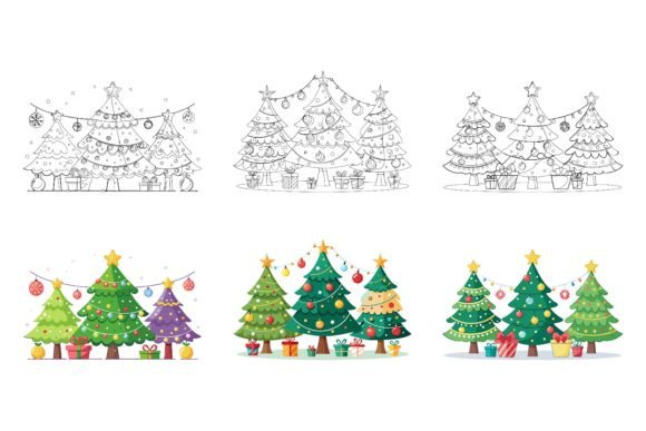 Your Digital Holiday Toolkit: The Set of Christmas Trees